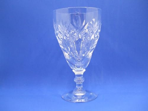 Royal Doulton Georgian Pattern Cut Single Liqueur Crystal Glass Height 8cm Made in England