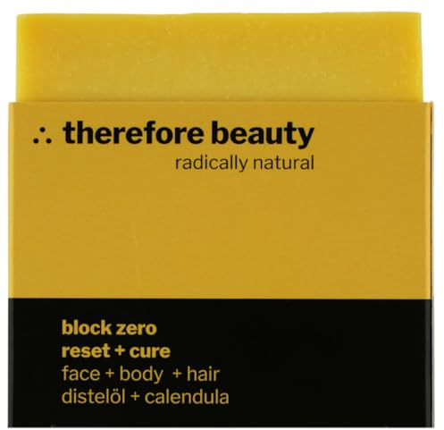 therefore beauty 3-in1 Seife block zero reset + cure 100g
