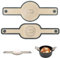 Silicone Bread Sling for Dutch Oven - Non-Stick Reusable Baking Mat Set with Heat-Resistant Handles, Eco-Friendly Sourdough Baking Supplies (Round & Oval)
