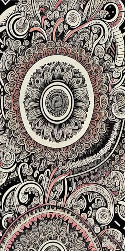 Malen Nach Zahlen Erwachsene Groß Mandala-Blume Malen Nach Zahlen Eigenes Bild, DIY Malen Nach Zahlen Kinder Ölgemälde Set, mit 3 Pinsel und Acrylfarben Leinwand Basteln Mädchen Geschenk 90x180cm T792