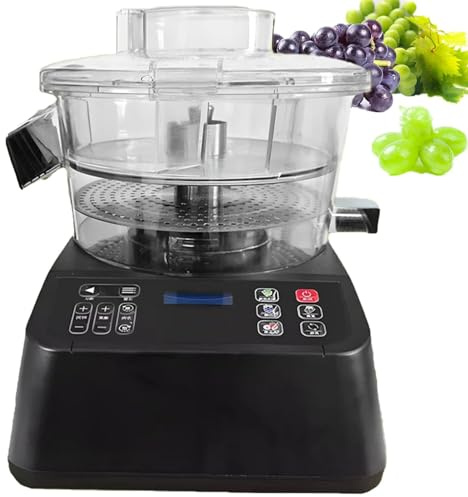 VNNHGB Pelapatate Elettrico per Verdure, 1800 Giri/min, pelatrice per pomodorini Commerciali, 500 g/min, pelapatate Automatico Intelligente per UVA, per Conserve, tè al Latte