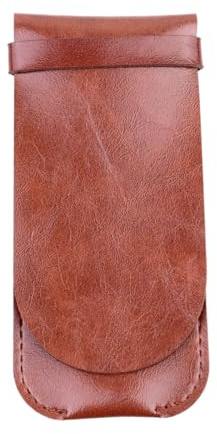 UTHCLO Handgefertigtes Leder mit Multifunktionaler Stifteaufbewahrungstasche im Vintage Stil Stifteetui und Robustem Stifthalter für Büro Schule und Handtasche