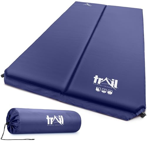 trail outdoor leisure Selbstaufblasbare Isomatte/Camping-Matratze für Zwei Personen 5 cm dick
