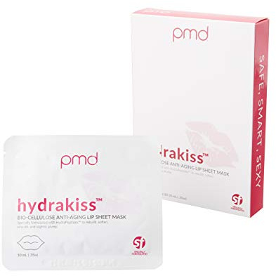 PMD Hydrakiss Bio-Cellulose Anti-Aging Lip Sheet Mask, 10 Count (Pack of 1)