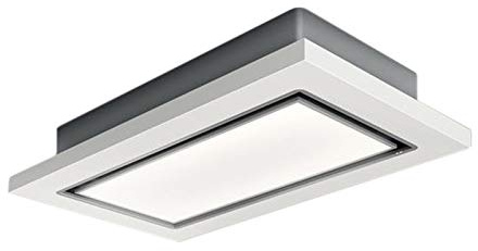 Elica LULLABY WH WOOD/A/120 - Cappa Cucina Aspirante da 120 cm, Tipologia Isola, Legno laccato bianco + acciaio inox