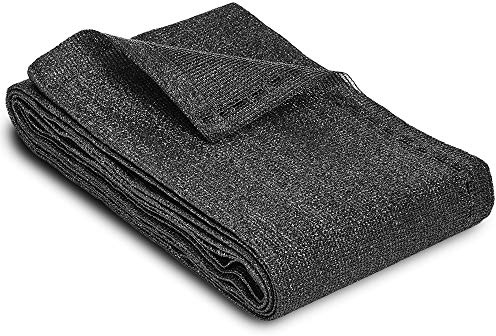 Noor 0266A-2 - Rete per Recinzione, 1,2 x 5 m/Antracite, incl. Cavo di Fissaggio da 12 m, 180 gr/m2, Multicolore