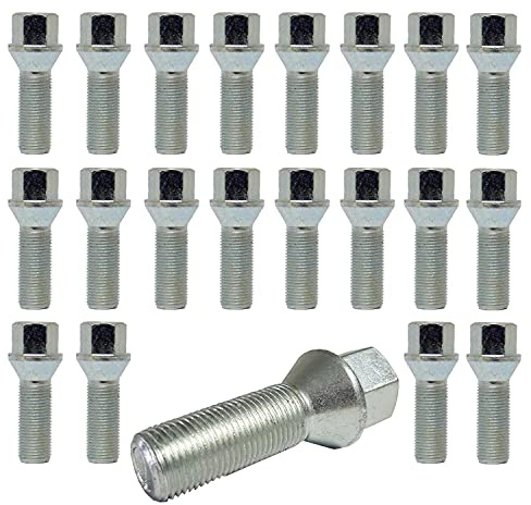 20 Radschrauben Radbolzen Kegelbund M12x1,5 37mm kompatibel mit Alfa Romeo BMW