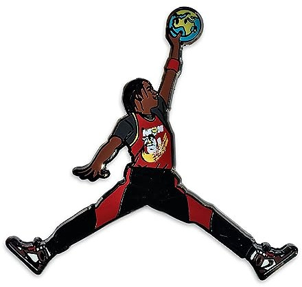 Cactus Jordan Hard Enamel Lapel Pin