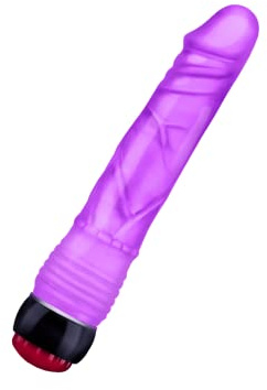 Vibrator Dildo 22 cm EIS | Sex-Spielzeug Frau mit Vibration stark leise | Toy XXL für Sie | Realistischer Vibrator mit Aderung | Naturdildo Damen mit Noppenring