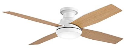 SWING FANS Boulder 42, White Body - White & Teak Blade