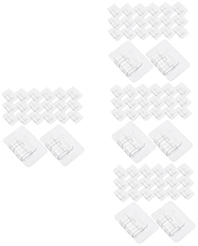 STOBAZA 4 Sätze Auto-matten-Teppich-Clips Auto-Teppich-fixierer - Verschleißfestes PVC Nicht-bodenmattenhalter Einfache Installation 30 Stück * 4