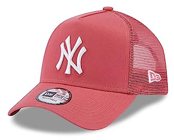 New Era New York Yankees MLB League Essential Lightpink A-Frame Adjustable Trucker Cap