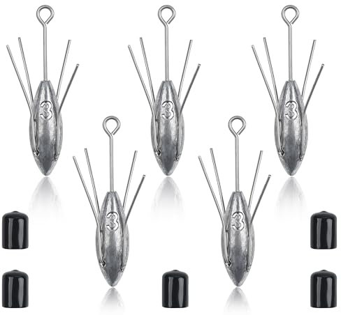 Sputnik Sinker Angelgewicht Langschwanz Angelgewichte Angelausrüstung Salzwasser Surf Casting Sinkers Wels Strand Spinnen Gewichte für Ozean Meer Sand Angeln Spider Sinker