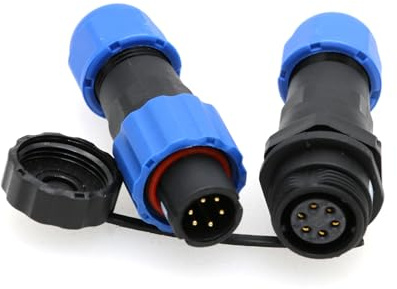 ZBLZGP SD13 Connettore impermeabile industriale a 6 pin Connettore per cavi di alimentazione aeronautica Connettore antipolvere in plastica Connettore maschio Presa femmina per apparecchiature a