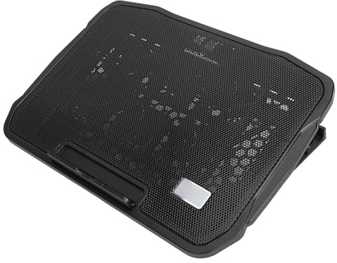 Bewinner Tapis de Refroidissement pour Ordinateur Portable 14 Pouces, Support de Refroidisseur pour Ordinateur Portable, alimenté par USB, Vitesse du Vent Réglable, Refroidisseur
