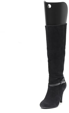3 Paar Stiefelspanner [20x18cm] | Form Einsätze | Hoch Stiefel Stütze für Damen und Herren Schuhe [Farbe - schwarz] | Schuhspanner | Stiefeldehner | Schaftformer für Leder- und Textilstiefel geeignet