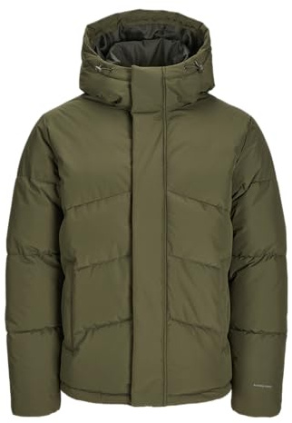 JACK & JONES Jjworld - Chaqueta Amortiguadora para Hombre, Verde Oliva, M