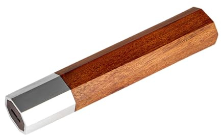 JISADER Manico Ottagonale per Coltello da Cucina Giapponese - Forniture Artigianali di Ricambio, Accessori in Legno per Coltello Sashimi, Stile A