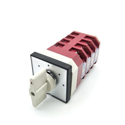 FACSER AC 380V 220V 16A 4 Position Rotary Cam Universal Changeover Switch 16 Screw Teminals