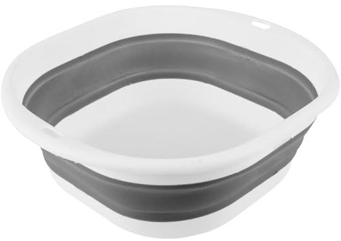 Gogogmee Faltbare Tragbare Waschschüssel Klein Dickwandig Platzsparend Multifunktional Für Outdoor Leicht Robust Für Zuhause Und Reisen