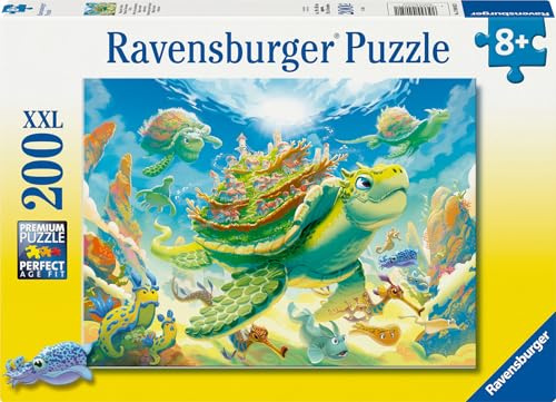 Ravensburger Puzzle Magische Tiefsee - 200 XXL Teile Puzzle ab 8 Jahre | 200 XXL Teile Puzzle, Kinderpuzzle ab 8 Jahre, Ravensburger Qualität
