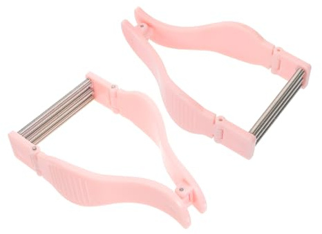 Gesichtsepilierer Damen 2 Stück Rosa Hips, Manuell für Haarentfernung | Gesichtsepilierer Damen, Tragbar für Tägliche Anwendung, Wangenhaare und Gesichtshaare