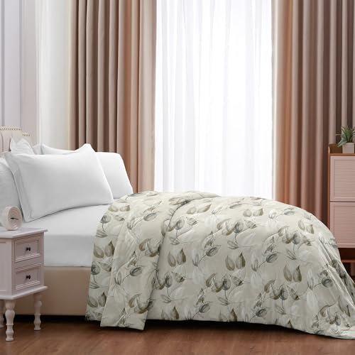 IlGruppone Trapunta Matrimoniale Invernale Stampata Piumino Caldo Piumone Prodotto Italiano Imbottitura Coperta Anallergica Traspirante Due Piazze - 22Nature - Matrimoniale