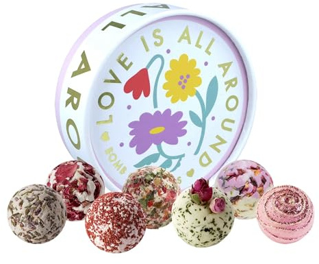 Bomb Cosmetics Love is All Around Badekännchen-Geschenkpackung – Luxuriöse verwöhnende Badekugeln mit natürlicher Butter und ätherischen Ölen, um die Haut mit Feuchtigkeit zu versorgen und zu pflegen