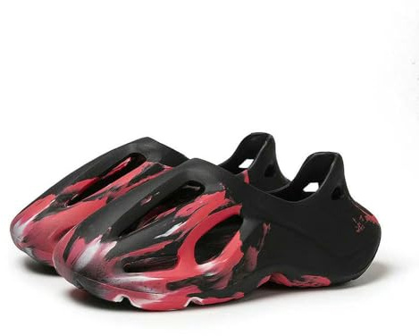 ZBDP Zoccoli con Plateau da Uomo Estivi Scarpe da Spiaggia per Uomo Sandali Sportivi Casual da Esterno Colore Unito Fuori