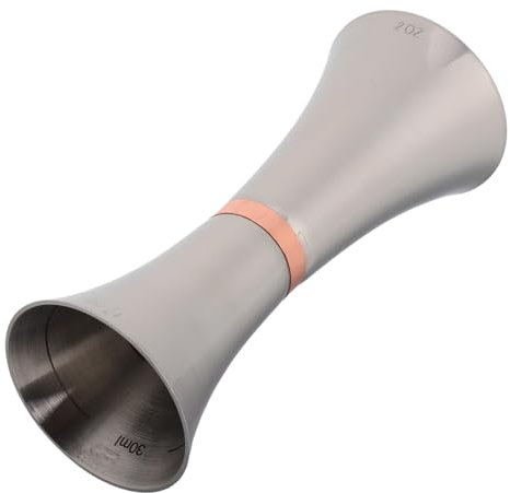 WEKADRIN Jigger Medidor De Acero Inoxidable Con Doble Cabeza y Escala Clara Taza Medidora De Cócteles Para Hogar Herramienta De Medición Precisa Apta Para Lavavajillas