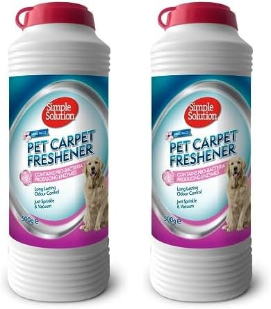 Simple Solution Freshener per Tappeti per Animali Domestici con Granuli di Pulizia Enzimatici (Confezione da 2)
