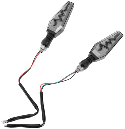 Hemobllo 1 par Luces LED de Señalización para Motocicleta Intermitentes Diseño Moderno la Visibilidad y Seguridad Accesorios de Motocicleta Paquete