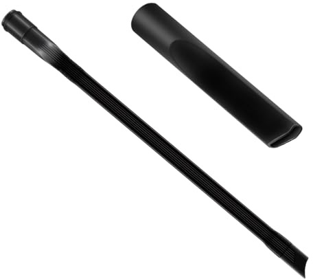 Rylae Boquilla Flexible para Ranuras, 62 cm de Largo, Boquilla Plana Extendida, con Una Boquilla Plana Adicional de 20 cm de Largo, Limpiar Asientos de Coche y Grietas en Muebles