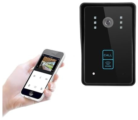 MEIVIYA Video Campanello Telecamera Tuya Smart Home Wireless Campanello 1080P Telecamera con RFID Sblocco videocitofono for Appartamento
