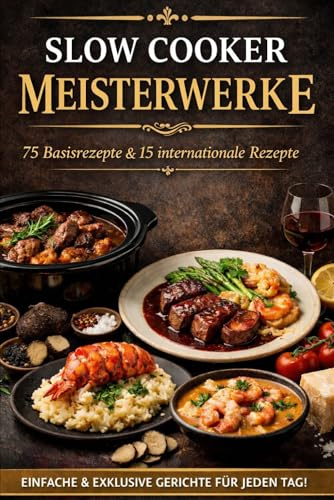 Slow Cooker Meisterwerke: 90 einfache & raffinierte Rezepte für den Schongarer – von Klassikern bis zu internationalen Spezialitäten