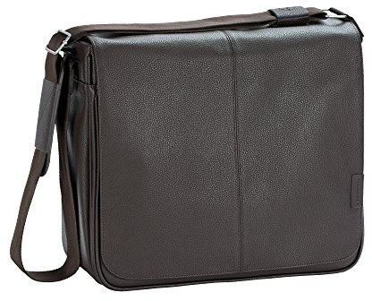 LÄSSIG Baby Wickeltasche Stylische Umhängetasche Papa Männer inkl. Wickelzubehör Arbeitstasche/Tender Toby Bag braun