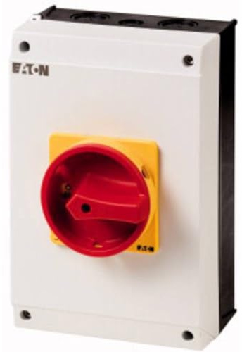 Eaton 207343 Hauptschalter, 3-polig, 63 A, NOT-AUS-Funktion, abschließbar in 0-Stellung, Aufbau
