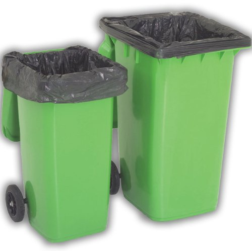 3X25 Pack Of Strong Heavy Duty Black Refuge Rubbish Sack Liner Bags For Wheelie Bins.