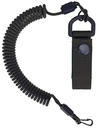 EdcX Paracord Tactical Lanyard, Spiral-Kabel, elastischer Schlüssel-Anhänger aus Paracord