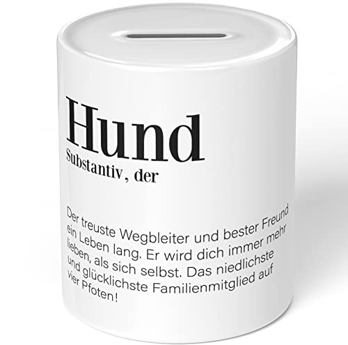 JUNIWORDS Spardose Sparbüchse, Definition: Hund (1004361)