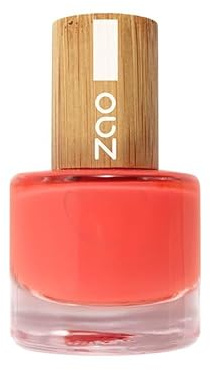 New Zao Organic Nail Polish 683 Orange Coral