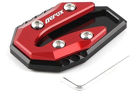 Für YAMAHA Für NVX155 Für AEROX155 Für NVX AEROX 155 2015-2018 Motorrad CNC Ständer Fuß Seite Stehen Verlängerung Pad Unterstützung Platte Vergrößern Seitenständer-Verlängerungspolster(AEROX-3)