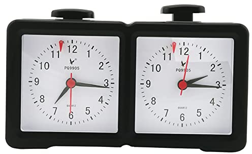 Hosioe Chess Clock Quartz Electronic Analog Chess Clock Count Up Down Timer Game Timer I-go Count Up Down Timer
