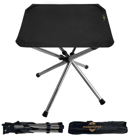 midgreyeye Altezza 36cm sgabello da campeggio pieghevole e portatile Per Giardino, Spiaggia, Picnic, Pesca, Campeggio, Escursioni, Code E Viaggi.