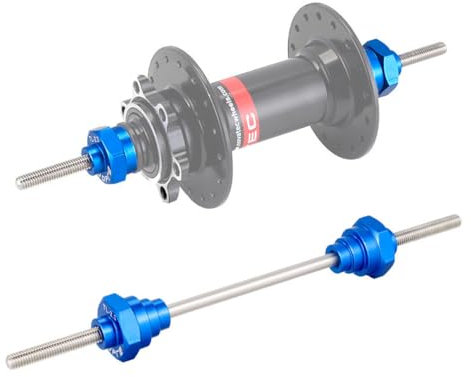 HOUSON Fahrrad Steckachse Adapter, Fahrrad Zentrierständer Bike Thru Achsen Adapter Werkzeug für 12/15/20mm Freilauf Fahrrad, Mountainbike, Rennrad