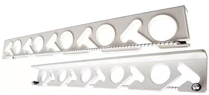 BEBIKR Fishings Poles Wand Decken Aufbewahrungsregal Fishings Rutenhalter Horizontals Unterstützen 10-Ruten Rack Garagenwandaufbewahrung