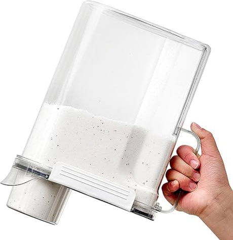 Waschmittelspender – Flüssigwaschmittelhalter, Weichspüler-Spender | Waschmittel mit Messbecher-Deckel, Weichspüler, Waschspüler, auslaufsicher für Weichspüler (29 x 18 x 5 cm)