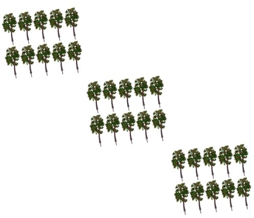 Hohopeti 30pièces Modèles Arbres Pommier Décoratifs pour Paysage Accessoires De Maquette pour Décoration Intérieure Et Scénario De -Paysage
