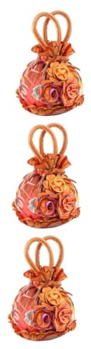 Holibanna 3piezas Bolso De Noche De Encaje Forma De Flor Para Mujeres Bolso De Mano Tipo Bombonera Para Fiestas y Eventos Especiales