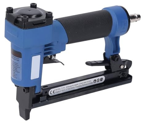 Pistola Ad Aria Compressa, Chiodatrice Pneumatica per Chiodi Calibro 22, 4-16 Mm, Acciaio Ad Alta Resistenza, Uso con una Sola Mano, Posizionamento Preciso dei Chiodi